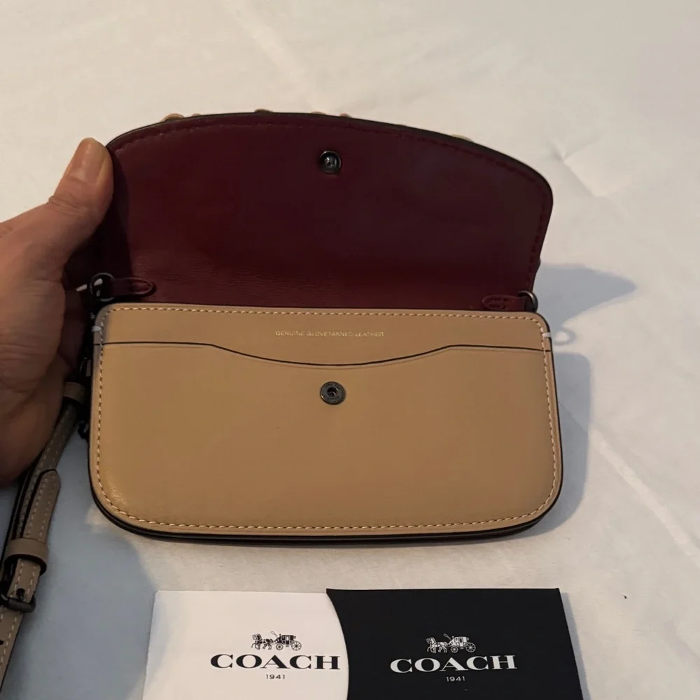 Coach 1941 Tea Rose Beechwood Wristlet